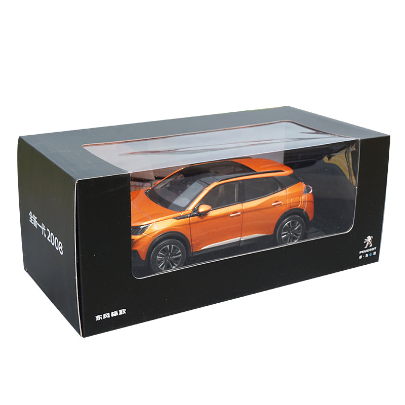 High quality collectiable 1:18 Dongfeng PEUGEOT Brand new generation 2008 diecast SUV car model for gift, collection
