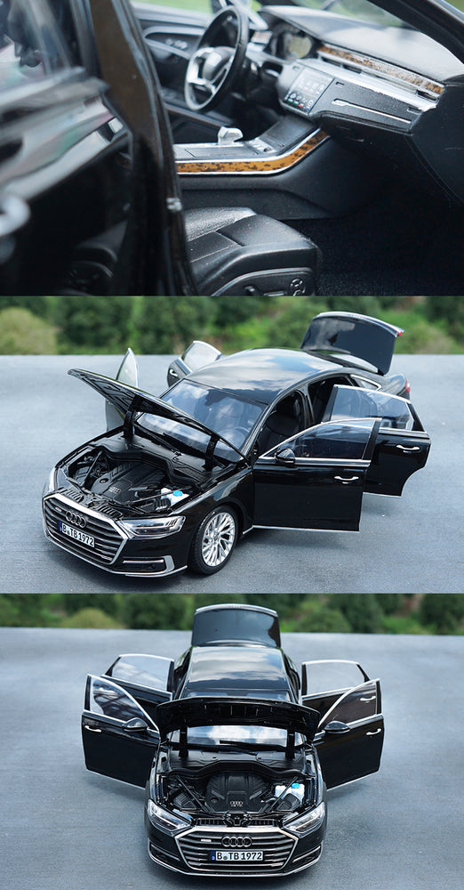 Original factory authentic 1:18 Audi A8L 2017 version Alloy diecast scale toy car model