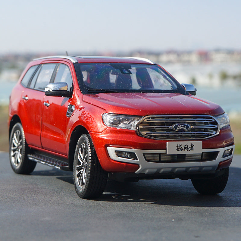 original factory Jiangling 1:18 JMC Ford Everest 2019 version diecast SUV car model for birthday/Christmas gift