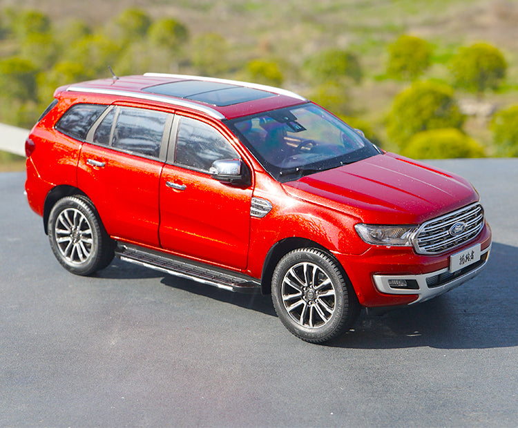 original factory Jiangling 1:18 JMC Ford Everest 2019 version diecast SUV car model for birthday/Christmas gift