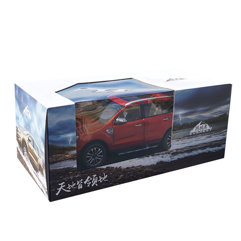 original factory Jiangling 1:18 JMC Ford Everest 2019 version diecast SUV car model for birthday/Christmas gift