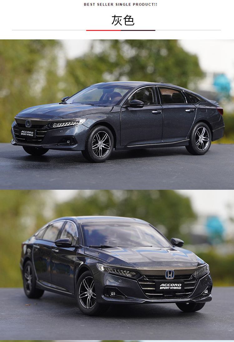 Original factory 1:18 GAC Honda 2022 Accord hybrid diecast