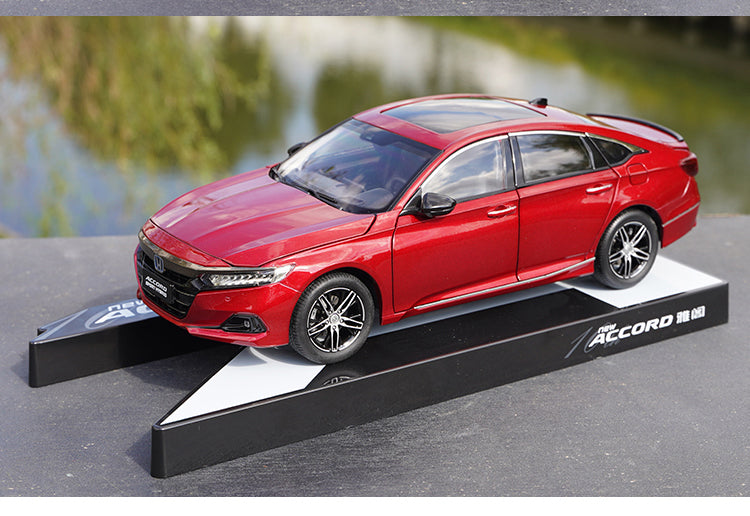 Original factory 1:18 GAC Honda 2022 Accord hybrid diecast scale model for gift, collection