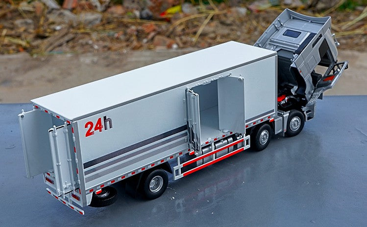 Diecast 1 36 Foton Auman Est-a 6x2 Container Van Truck models for sale
