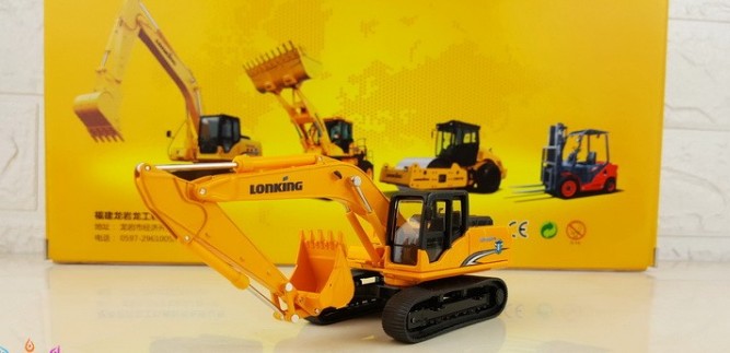 Original factory authentic 1:64 Diecast LONKING CDM6225H excavator model for gift, collection