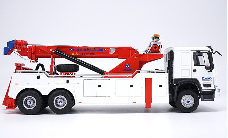 1 35 XCMG Qzf10 Road Service Rescue Wrecker Truck Crane Diecast scale crane Model