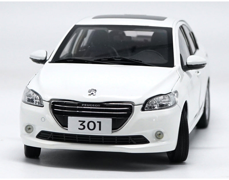 Original factory high quality 1:18 Dongfeng Peugeot 301 scale metal diecast car model for gift, collection