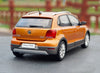 Original factory authentic 1/18 VW NEW CROSS POLO 2012 2016 version orange diecast metal car model with small gift