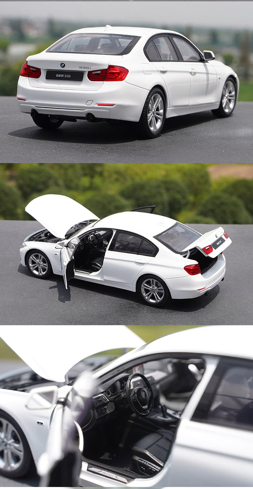 Original Red/white 1:18 Welly BMW 335i 3 serie diecast collectible alloy toy car model for gift