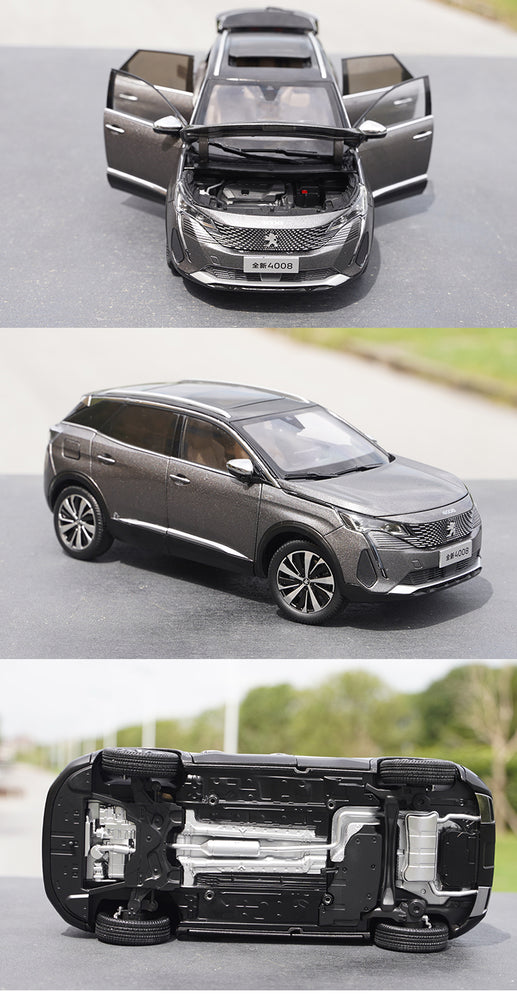 Original factory 1:18 Dongfeng Peugeot Brand new 4008 diecast off-road car model for gift, toys