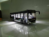 1:42 Original Suzhou Jinlong Higer Wei blue car model alloy new energy bus light version bus model