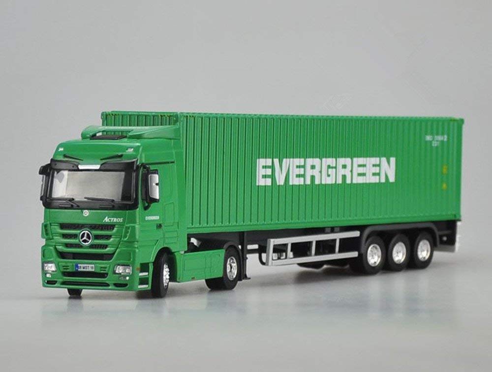 1:50 evergreen Maersk Diecast Mercedes-Benz Container Truck Model
