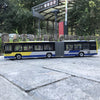 Original factory 1:43 Foton Bus Beijing City 635 Road BJ6160C6CCD diecast articulated Giant dragon alloy car model for gift, collection