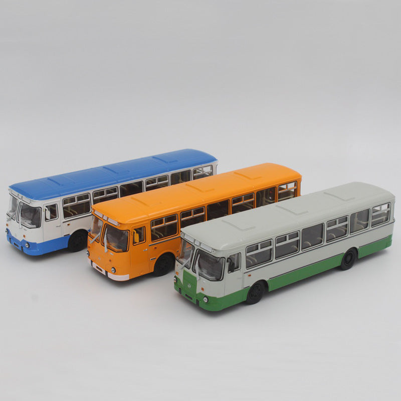 New 1/43 Russian Bus Sovetskii Avtobus Liaz-677M Diecast Blue