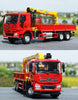 Original factory 1:35 XCMG diecast integrated lorry mounted crane model, zinc alloy Truck crane scale models toy gift