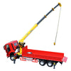 Original factory 1:35 XCMG diecast integrated lorry mounted crane model, zinc alloy Truck crane scale models toy gift