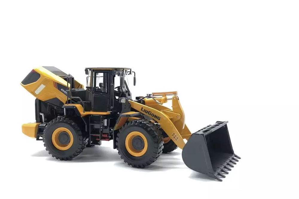 Diecast gold/yellow 1:35 LIUGONG 856H loader models for sale