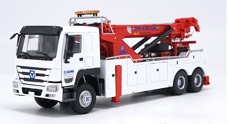 1 35 XCMG Qzf10 Road Service Rescue Wrecker Truck Crane Diecast scale crane Model