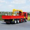 Original factory 1:35 XCMG diecast integrated lorry mounted crane model, zinc alloy Truck crane scale models toy gift