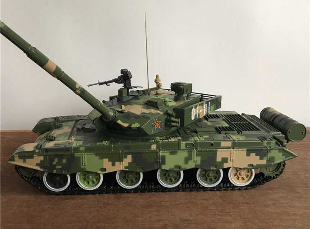 Original factory 1:30 Diecast 99A China Main battale armored metal tank model alloy simulation 99 crawler type veterans tank for gift, collection