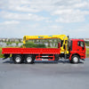 Original factory 1:35 XCMG diecast integrated lorry mounted crane model, zinc alloy Truck crane scale models toy gift