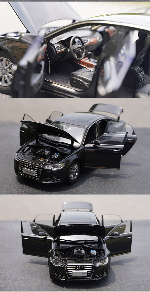 Collectable top quality 1:18 Audi A6L 2012 diecast scale car model for gift