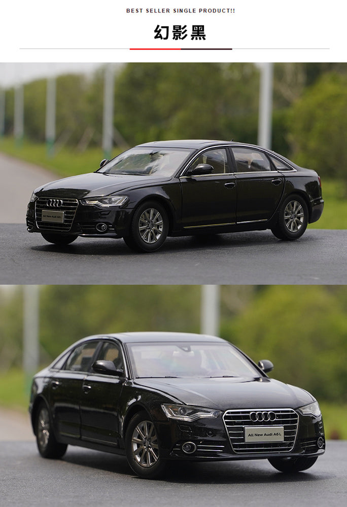 Collectable top quality 1:18 Audi A6L 2012 diecast scale car model for gift