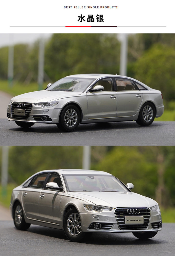 Collectable top quality 1:18 Audi A6L 2012 diecast scale car model for gift