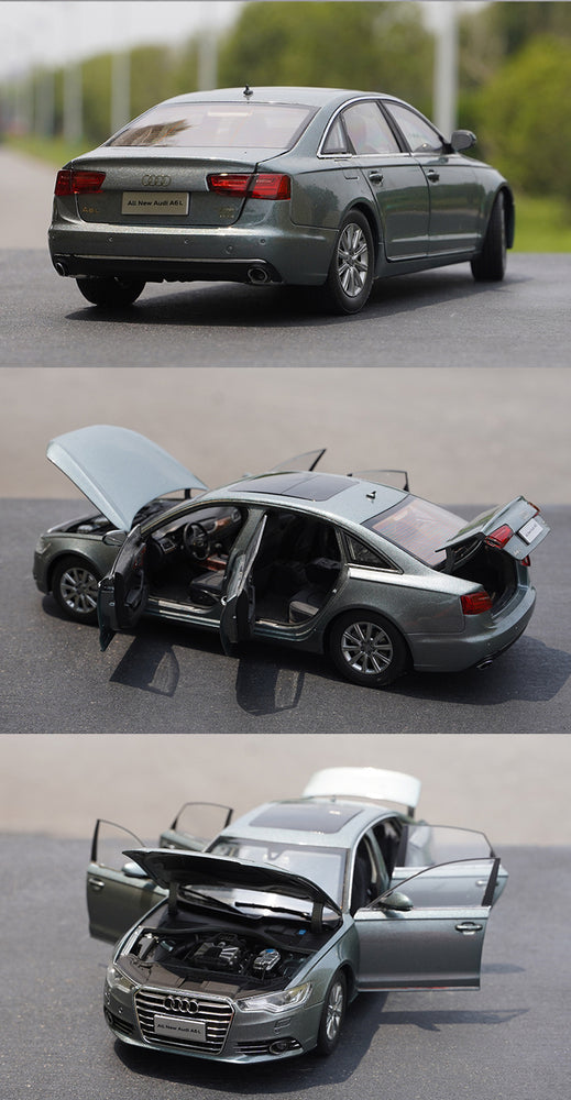 Collectable top quality 1:18 Audi A6L 2012 diecast scale car model for gift