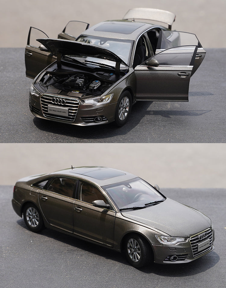 Collectable top quality 1:18 Audi A6L 2012 diecast scale car model for gift