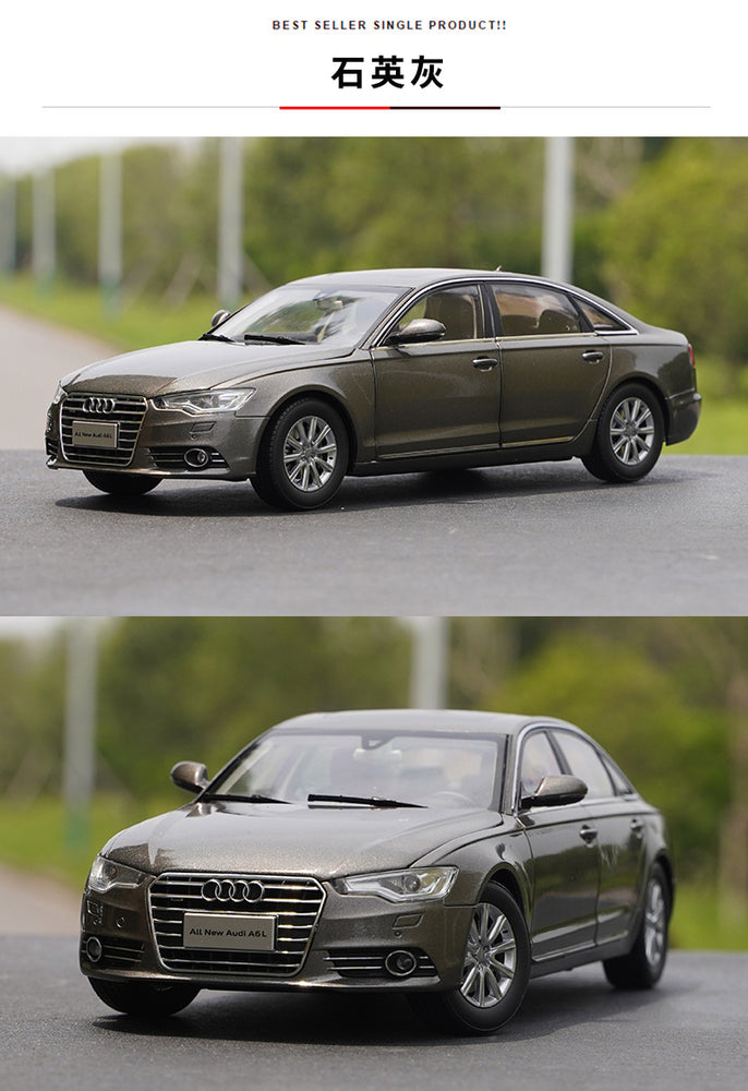 Collectable top quality 1:18 Audi A6L 2012 diecast scale car model for gift