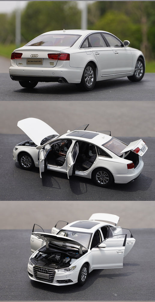 Collectable top quality 1:18 Audi A6L 2012 diecast scale car model for gift