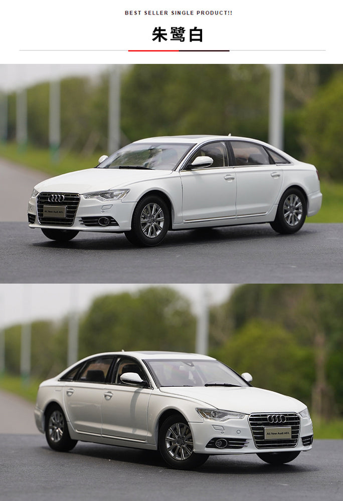 Collectable top quality 1:18 Audi A6L 2012 diecast scale car model for gift