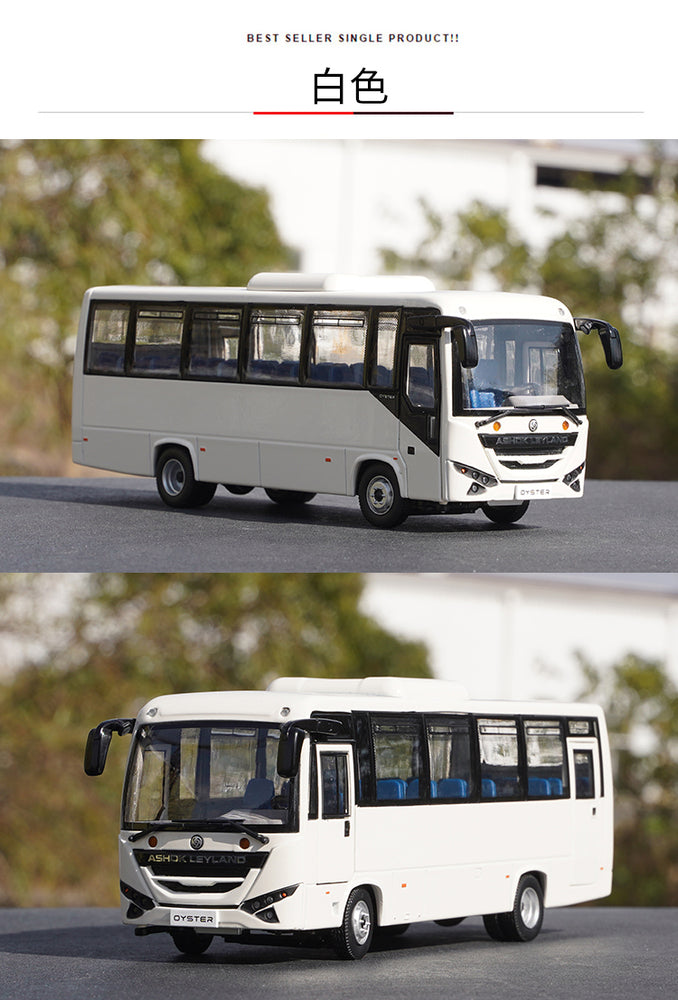 High quality classic 1:43 ASHOK LEYLAND OYSTER diecast bus model for gift, toy, collection