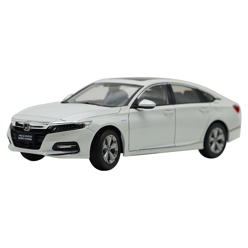 Original 1:18 GAC Honda Accord 2018 10th generation Sport hybrid diecast car model for gift, collection