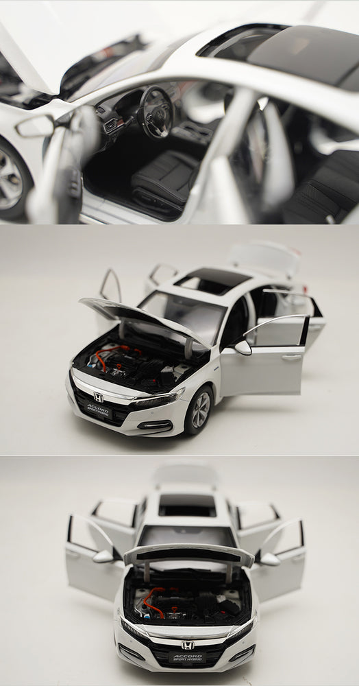 Original 1:18 GAC Honda Accord 2018 10th generation Sport hybrid diecast car model for gift, collection