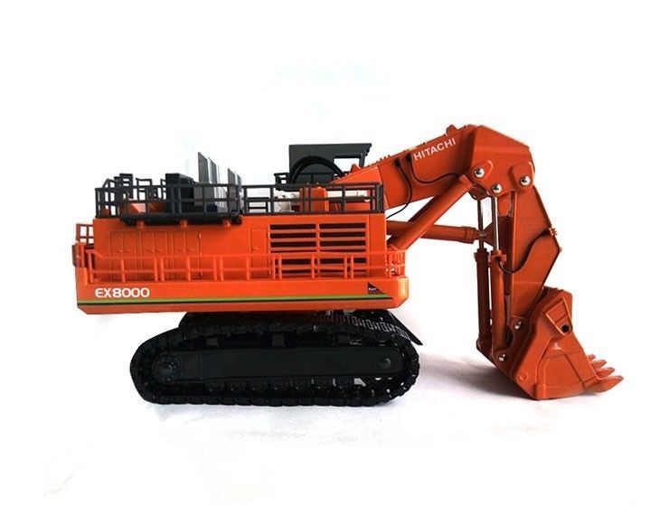 Original Authorized Authentic 1:87 Hitachi EX8000 Hydraulic Excavator Engineering Machinery Toy classic models for christmas/Birthday gift, collection