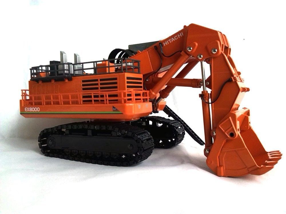 Original Authorized Authentic 1:87 Hitachi EX8000 Hydraulic Excavator Engineering Machinery Toy classic models for christmas/Birthday gift, collection