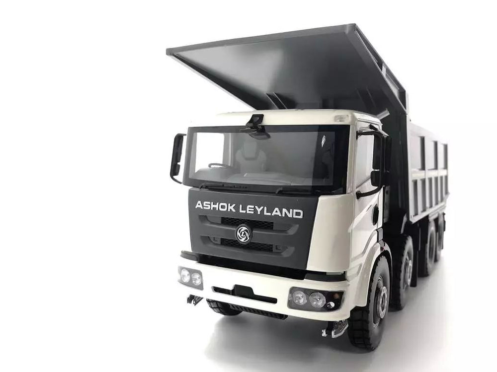1:24 Diecast Ashok leyland India captain 3136 dump truck model