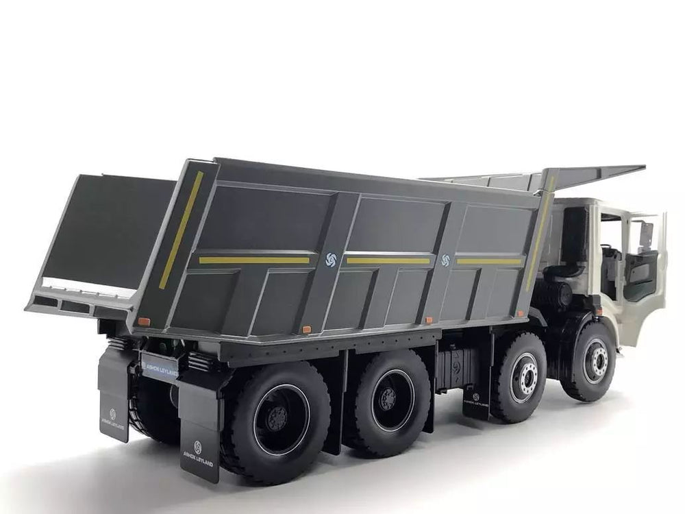 1:24 Diecast Ashok leyland India captain 3136 dump truck model