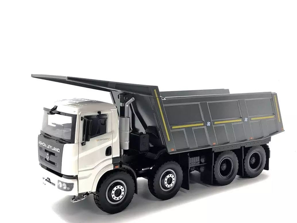 1:24 Diecast Ashok leyland India captain 3136 dump truck model