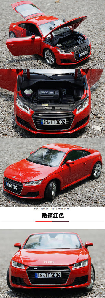 High quality authentic 1:18 Audi TT sport car model Minichamps new TT diecast car model with small gift