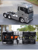 Original factory 1:24 Foton Auman Digital Galaxy Yinhe Diecast heavy tractor truck lloy trailer simulation model for gift, collection