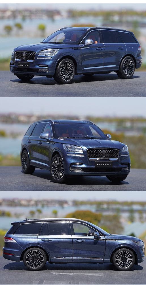 Original factory 1:18 Changan Lincoln Aviator 2020 diecast off-road vehicle ally car model for gift, collection