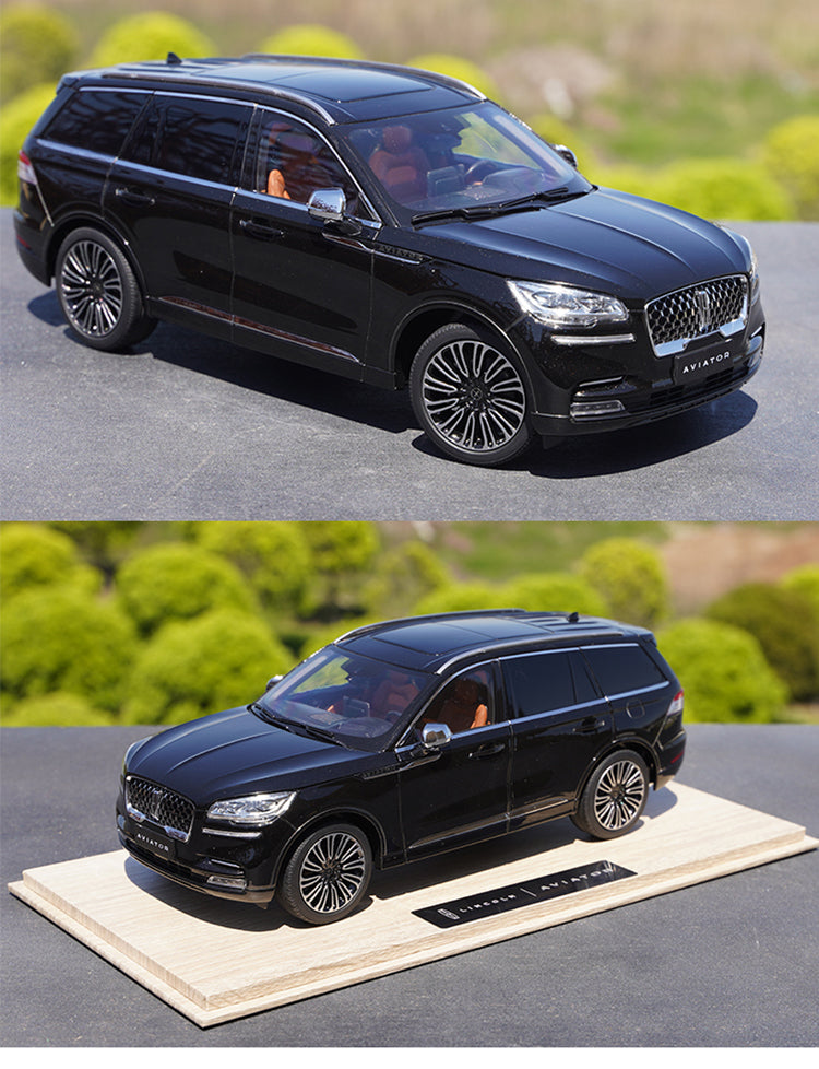 Original factory 1:18 Changan Lincoln Aviator 2020 diecast off-road vehicle ally car model for gift, collection