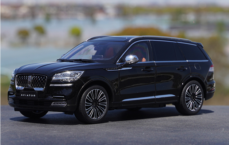 Original factory 1:18 Changan Lincoln Aviator 2020 diecast off-road vehicle ally car model for gift, collection