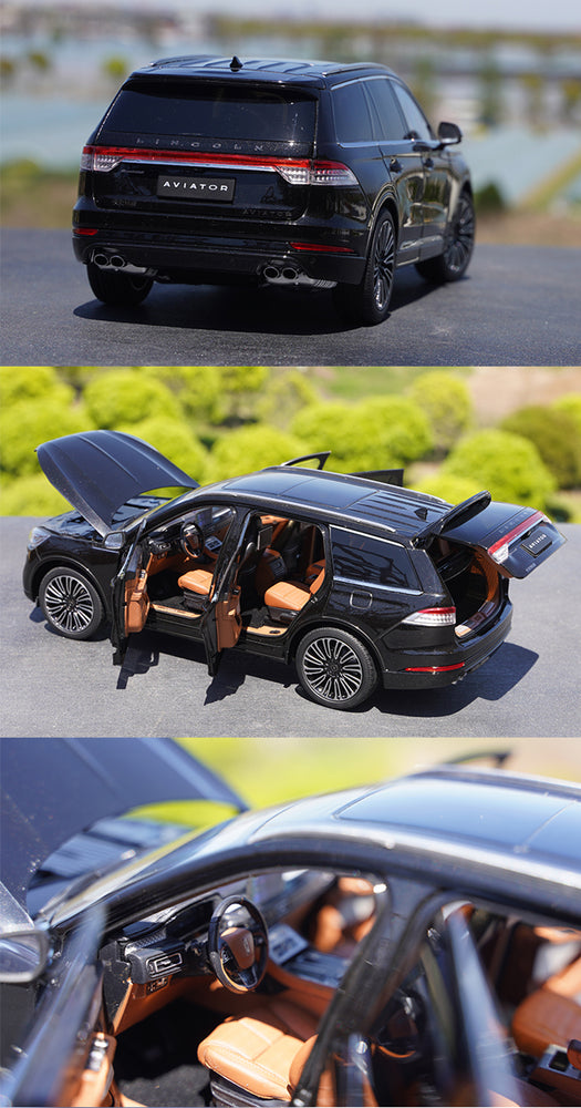 Original factory 1:18 Changan Lincoln Aviator 2020 diecast off-road vehicle ally car model for gift, collection