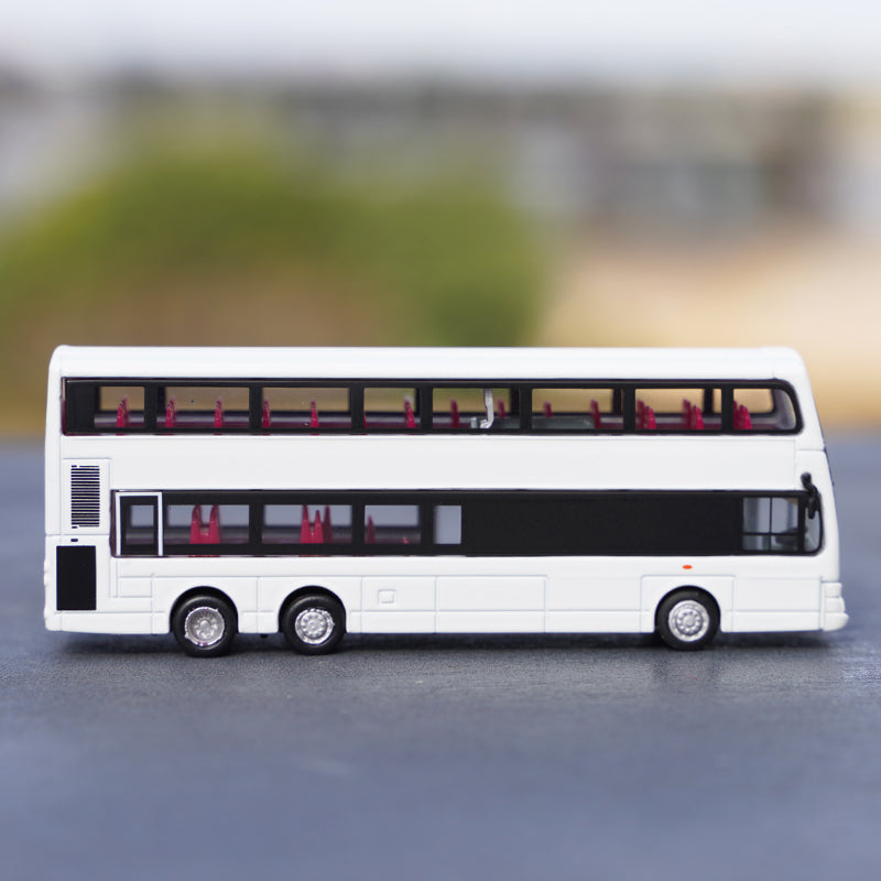 Classic 1:120 Hong Kong double-decker Denis B9 diecast alloy bus model for gift, toy