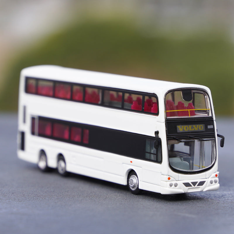 Classic 1:120 Hong Kong double-decker Denis B9 diecast alloy bus model for gift, toy