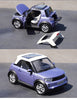 Original factory 1:18 BAIC LITE AFCFOX diecast electric car model for gift, collection